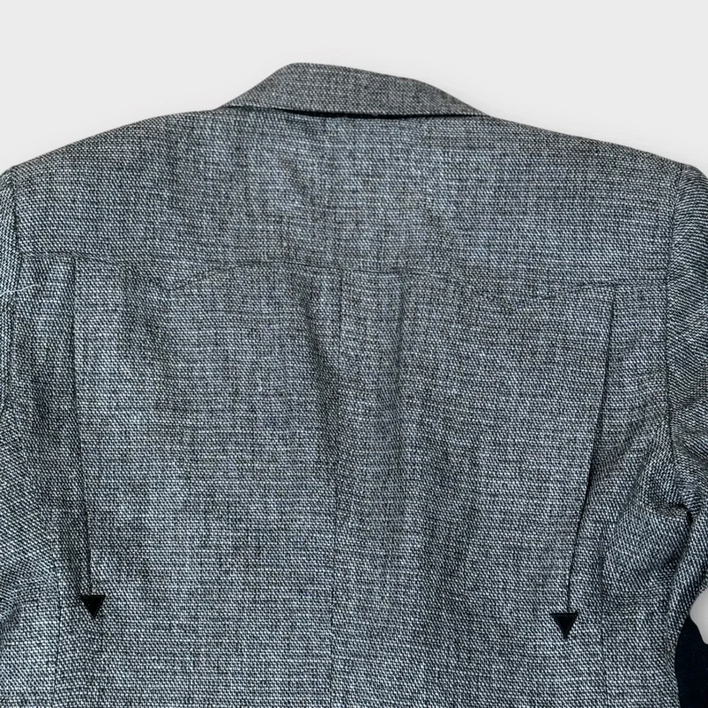 Silverado Mens Yoked Western Blazer 38R Elbow Patches Union Made USA Vintage